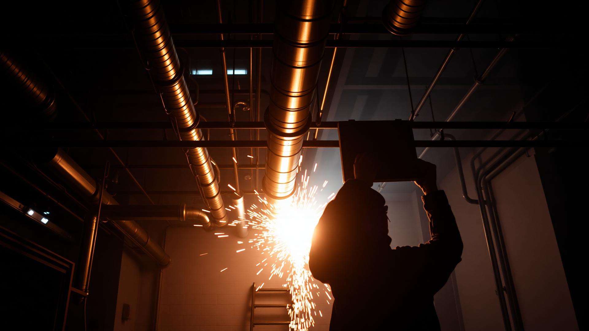 Intervention technique — atelier industriel